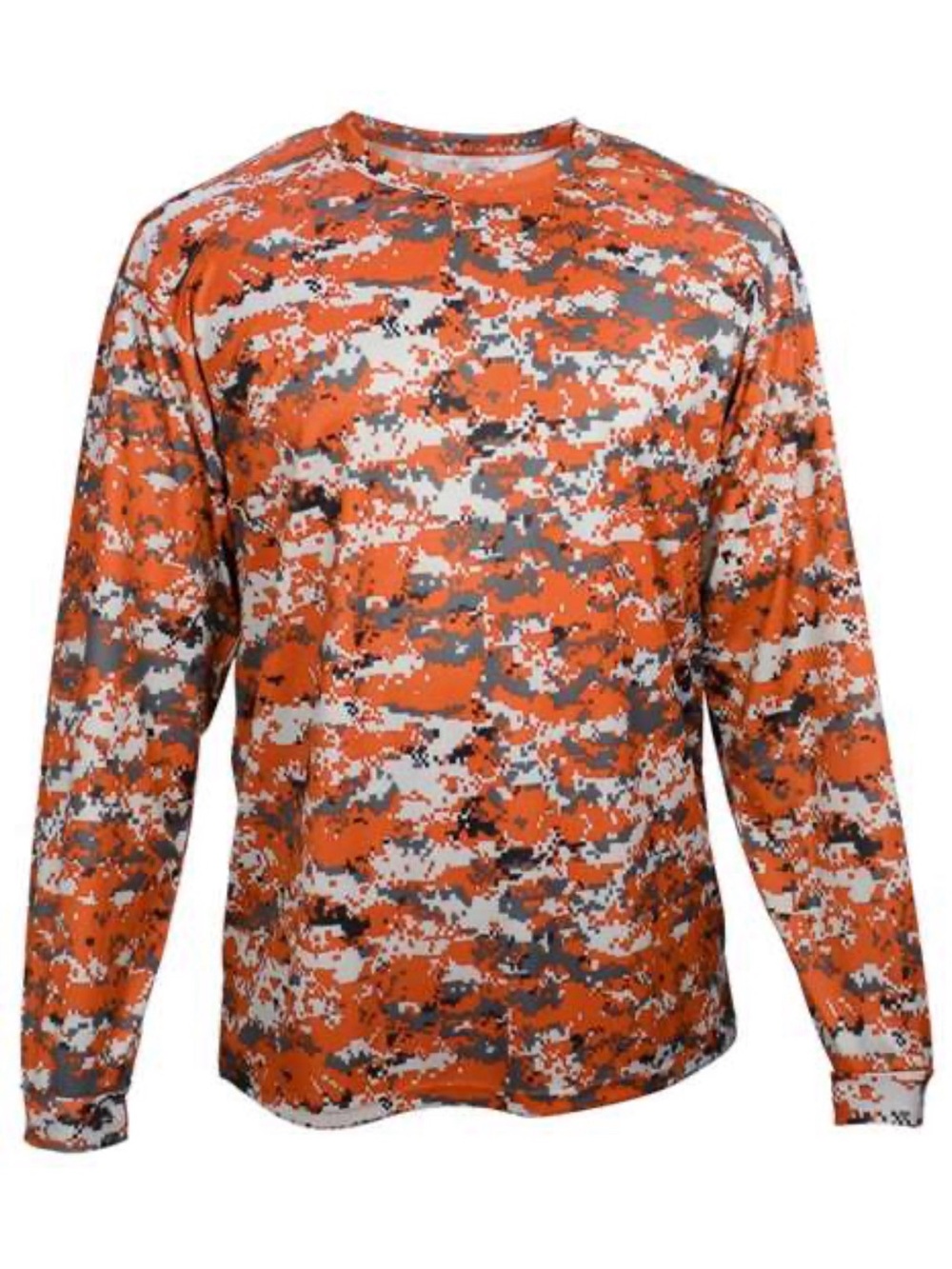 NWOT Men's Badger Digital Camo Long Sleeve T-Shirt - 4184